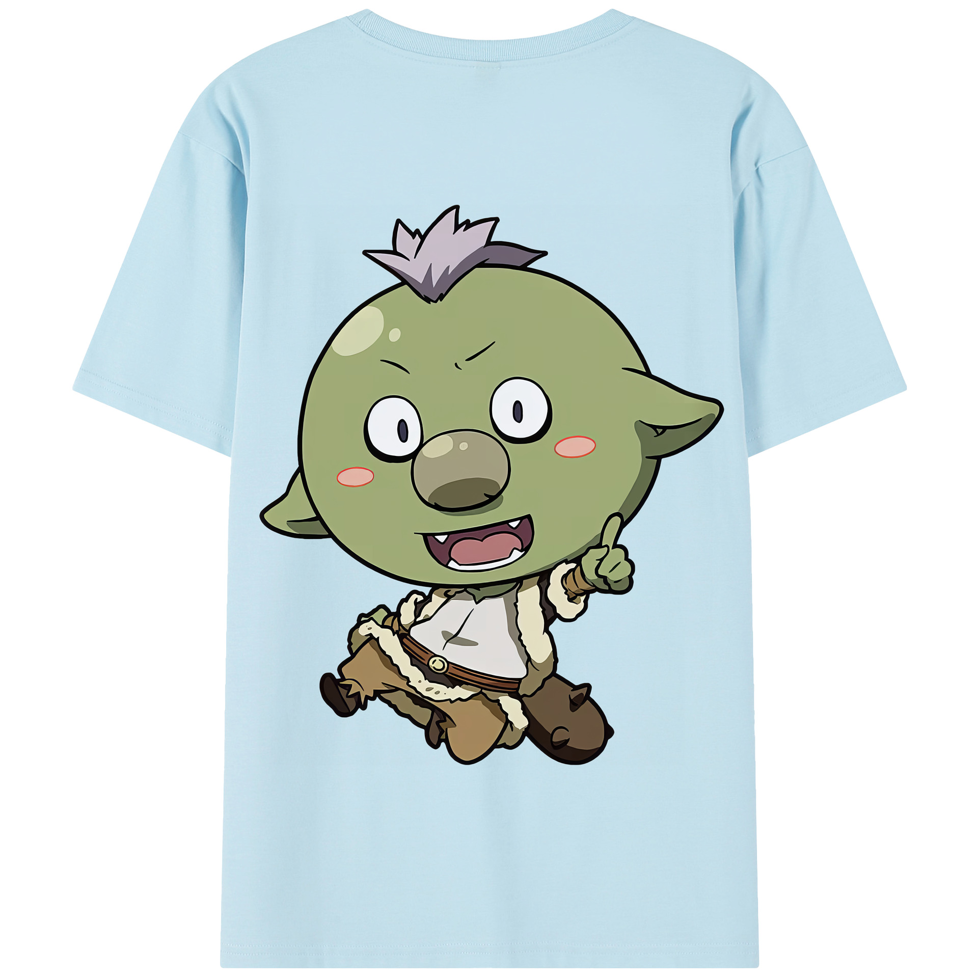 （画像用） 転スラ Regarding Reincarnated to Slime 綿100％半袖Tシャツ（背面プリント）